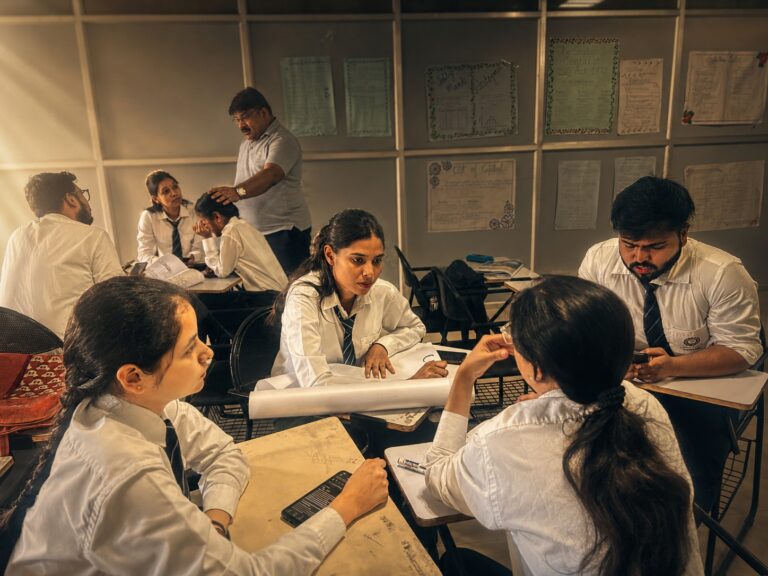 ISM Ranchi students taking part in a classroom activity